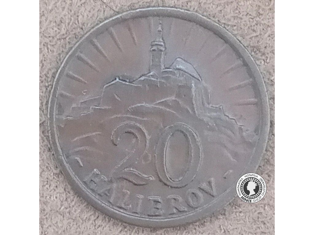 20 halier - Slovenský Štát - 1941