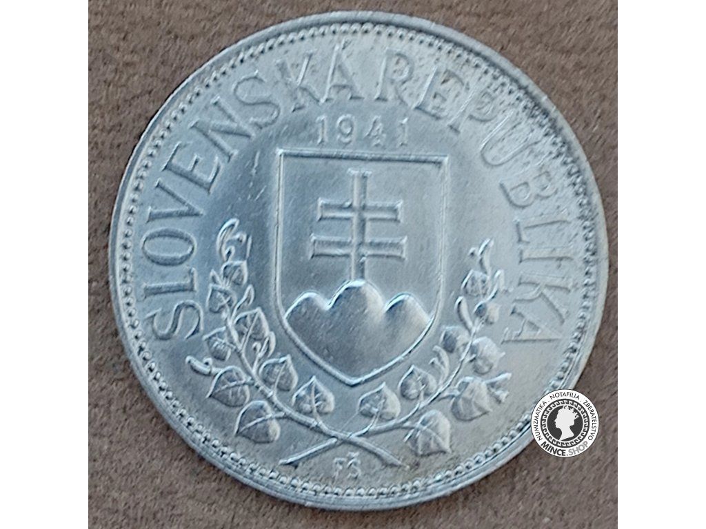 20 koruna - Slovenský Štát - 1941 - dvojkríž