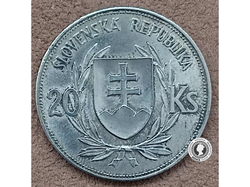 20 koruna - Slovenský Štát - 1939 - Dr. Jozef Tiso