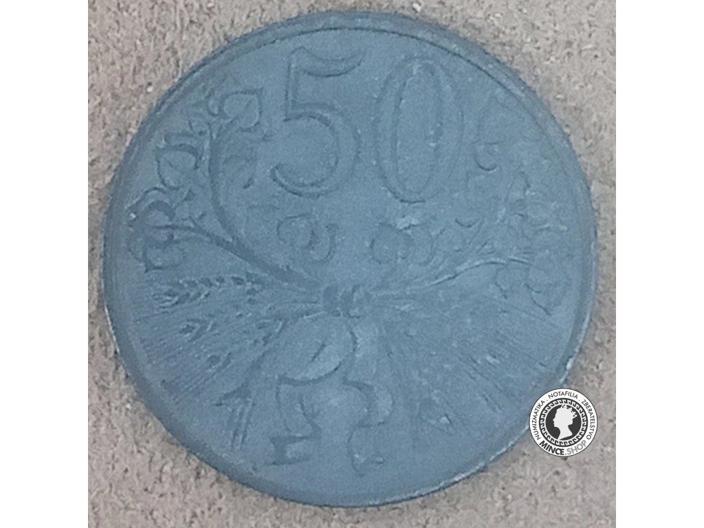 50 halier - Protektorát Čechy a Morava - 1942