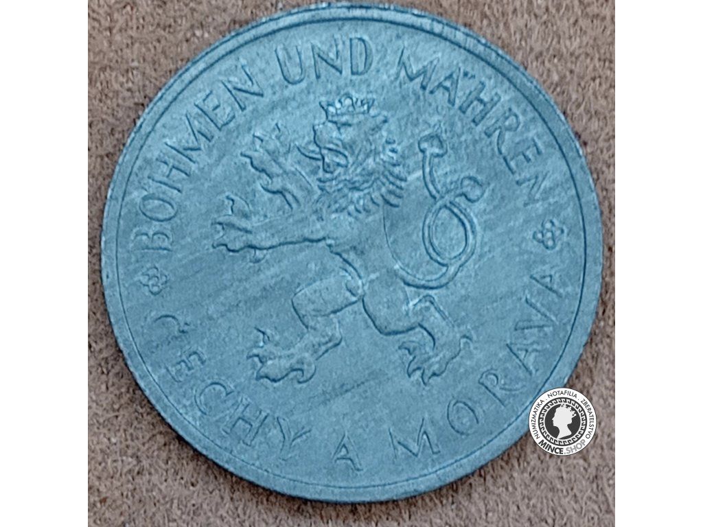 1 koruna - Protektorát Čechy a Morava - 1943
