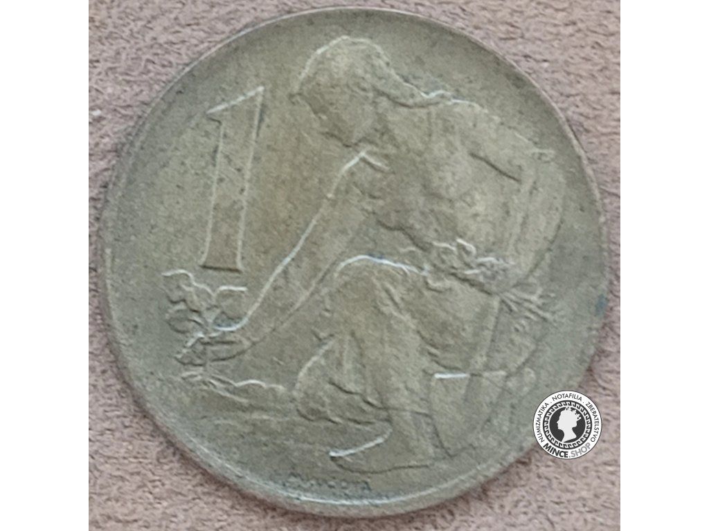 1 koruna - Česko-Slovensko - 1984