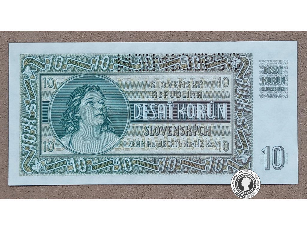 10 Korún - 1939 - Slovenský Štát