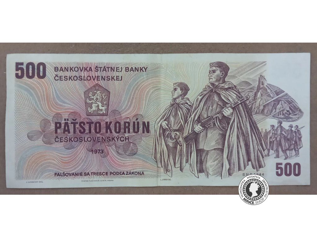 500 Korún - 1973 - ČSSR - UNC
