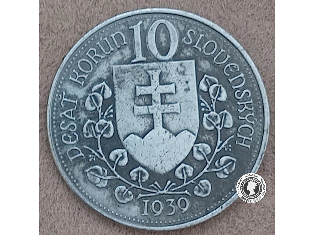 10 koruna - Slovenský Štát - 1939 - replika