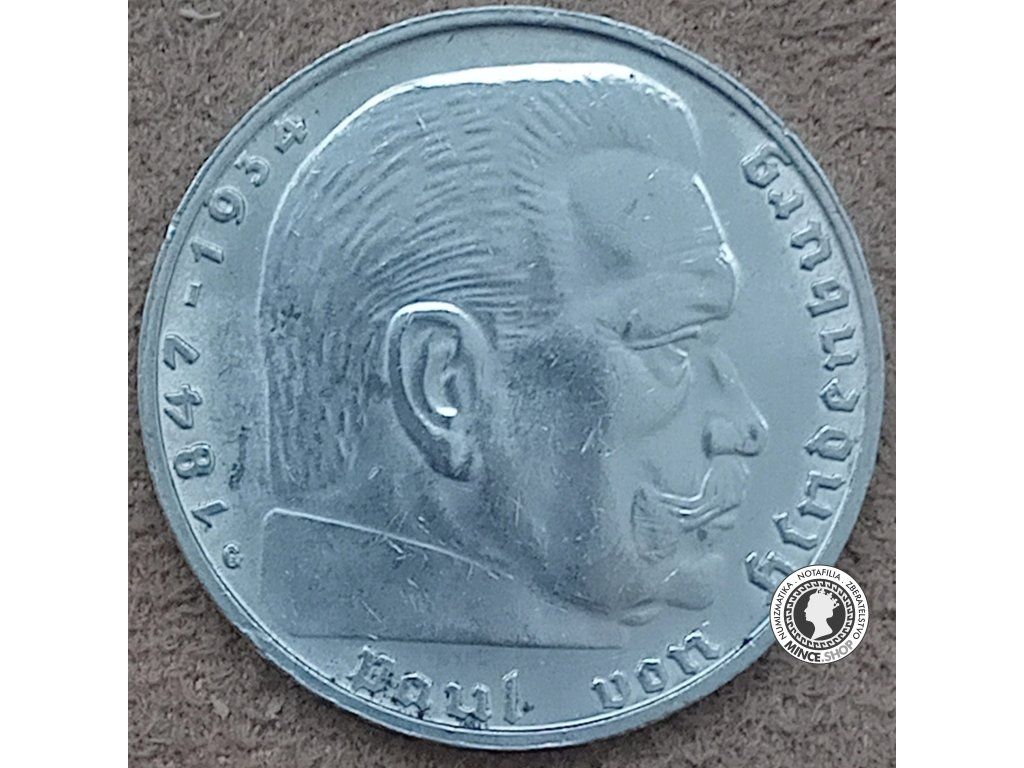 2 marka - Nemecko - Tretia Ríša - 1939 G