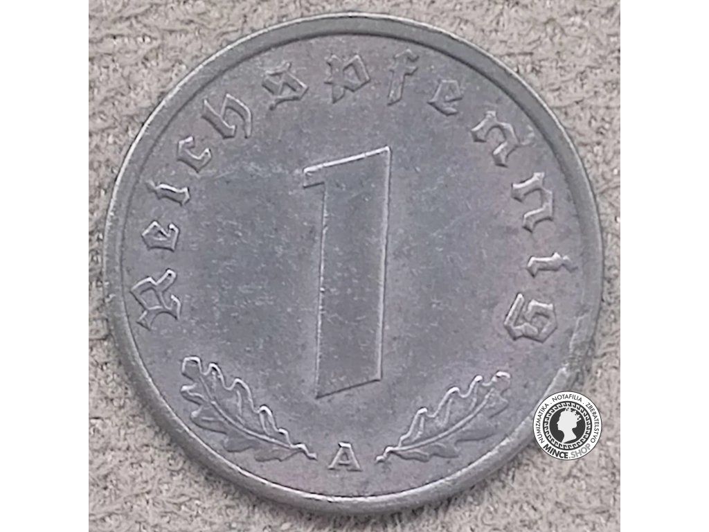 1 reichspfennig - Nemecko - Tretia Ríša - 1939 A