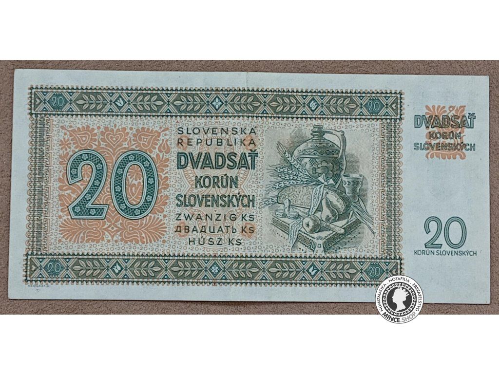 20 Korún - 1942 - Slovenský Štát