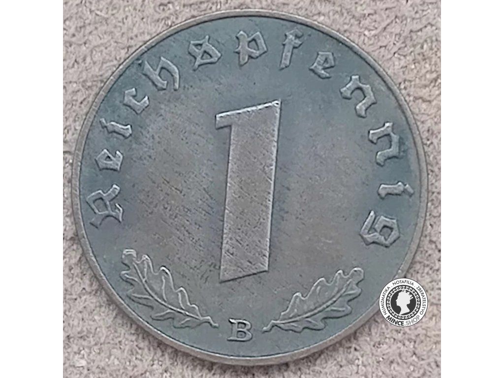 1 reichspfennig - Nemecko - Tretia Ríša - 1939 B